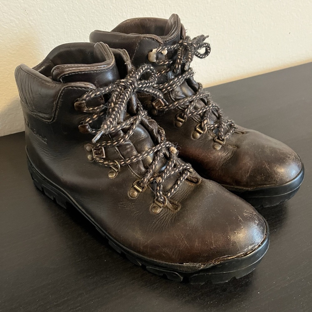 LL Bean Cresta Leather Hiking Boots Men's 12M Gore-tex Vibram Sole  Romania Work
